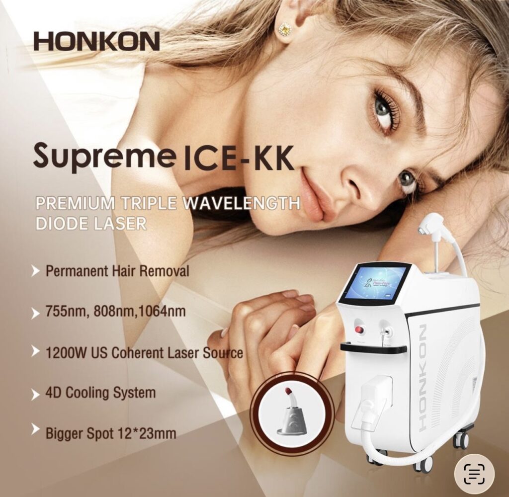 فروش دستگاه لیزر وارداتی HONKON سه طول موج